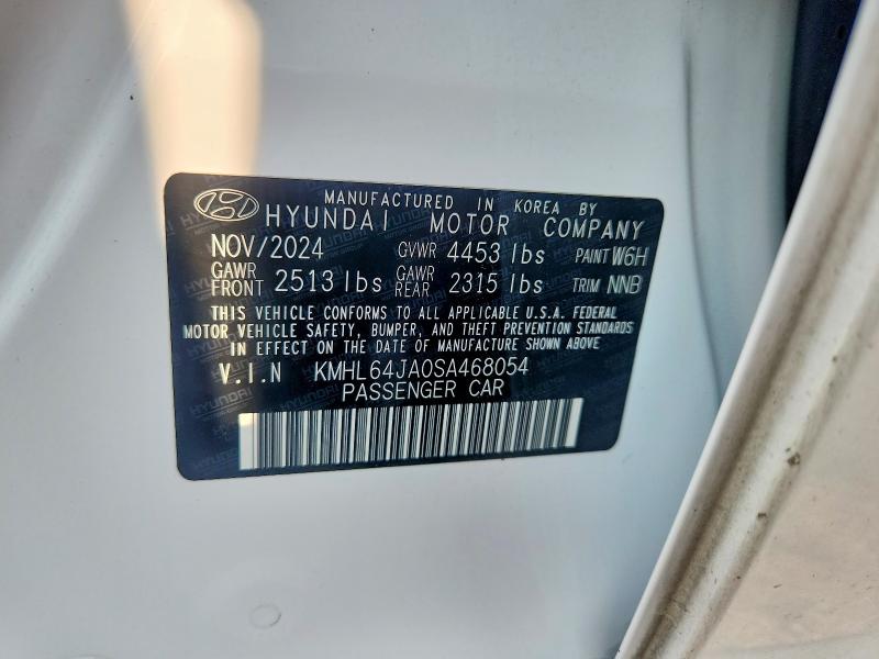 Aukcja sprzedaży 2025 Hyundai Sonata, vin: KMHL64JA0SA468054, numer aukcji: 72790126