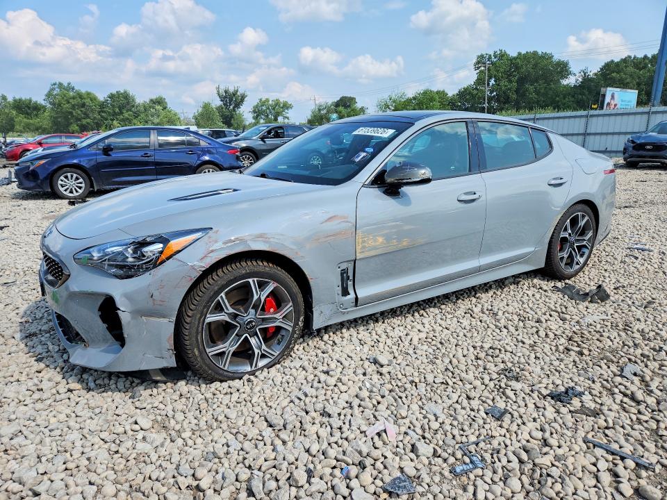 61539626 :رقم المزاد ، KNAE55LC6J6039150 vin ، 2018 Kia Stinger مزاد بيع