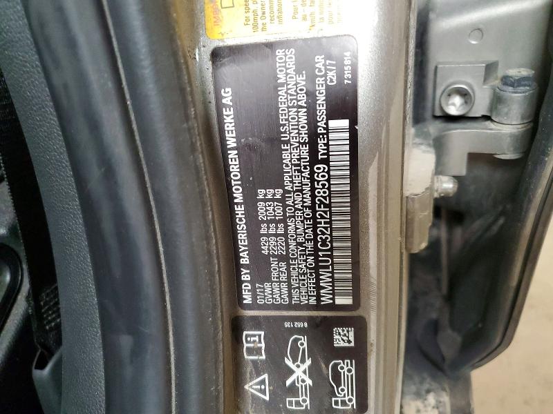 Продажа на аукционе авто 2017 Mini Cooper, vin: WMWLU1C32H2F28569, номер лота: 60062666