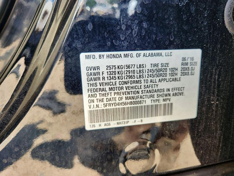 2017 Acura Mdx მანქანა იყიდება აუქციონზე, vin: 5FRYD4H56HB000871, აუქციონის ნომერი: 61231026