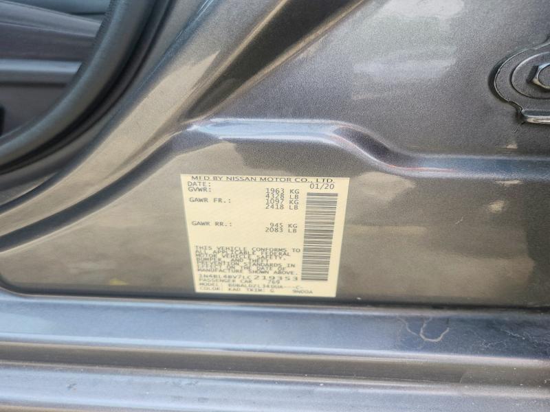 Aukcja sprzedaży 2020 Nissan Altima, vin: 1N4BL4BV7LC219353, numer aukcji: 58729626