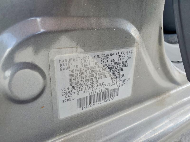 Продажа на аукционе авто 2016 Nissan Versa Note, vin: 3N1CE2CP4GL387185, номер лота: 61932176