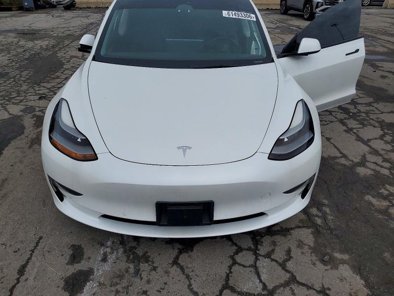 2022 Tesla Model 3 მანქანა იყიდება აუქციონზე, vin: 5YJ3E1EB2NF276154, აუქციონის ნომერი: 61493306