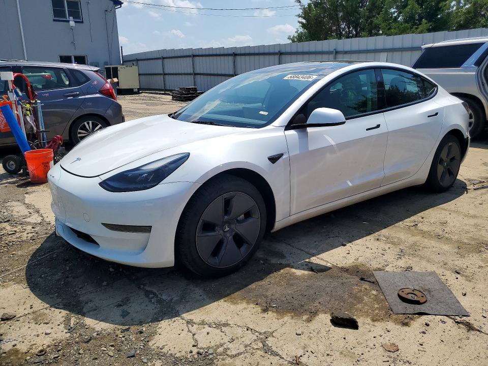 Продажа на аукционе авто 2023 Tesla Model 3, vin: 5YJ3E1EA1PF477442, номер лота: 58843406
