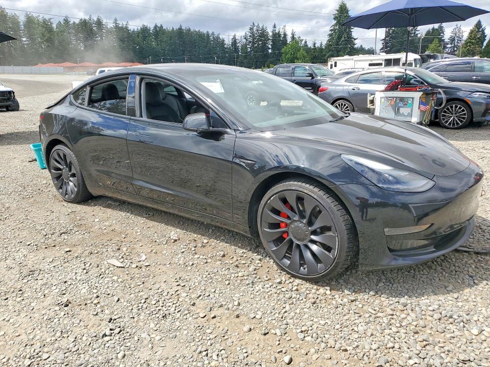 2022 Tesla Model 3 მანქანა იყიდება აუქციონზე, vin: 5YJ3E1EC8NF294408, აუქციონის ნომერი: 60243116