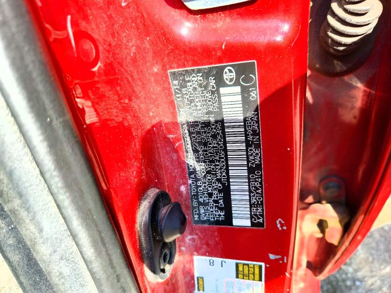 Auction sale of the 2015 Toyota Prius, vin: JTDKN3DU6F0425496, lot number: 59781426