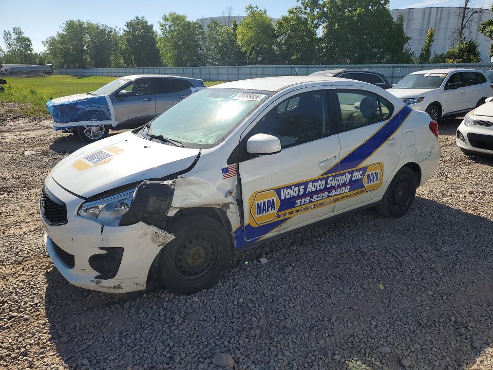 60999026 :رقم المزاد ، ML32F3FJ2LHF00651 vin ، 2020 Mitsubishi Mirage مزاد بيع