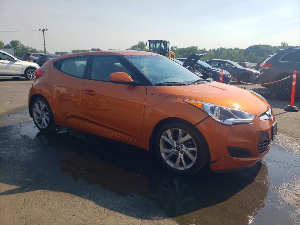 2016 Hyundai Veloster მანქანა იყიდება აუქციონზე, vin: KMHTC6AD5GU252995, აუქციონის ნომერი: 60233086