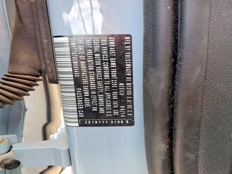 Aukcja sprzedaży 2014 Volkswagen Beetle, vin: 3VWVT7AT0EM665450, numer aukcji: 59615306