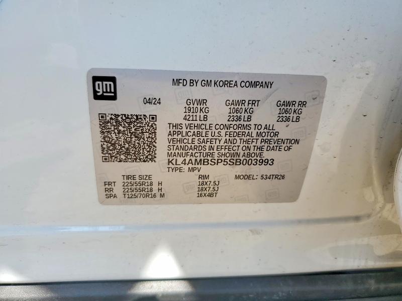 Продаж на аукціоні авто 2025 Buick Encore Gx, vin: KL4AMBSP5SB003993, номер лоту: 61700426