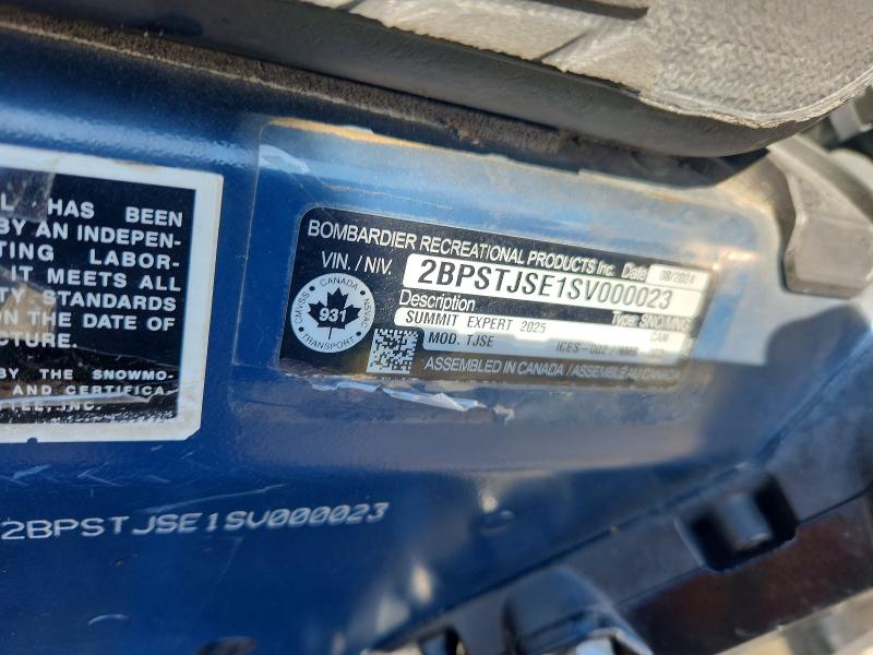 Продажа на аукционе авто 2025 Ski-doo Snowmobile, vin: 2BPSTJSE1SV000023, номер лота: 58872076