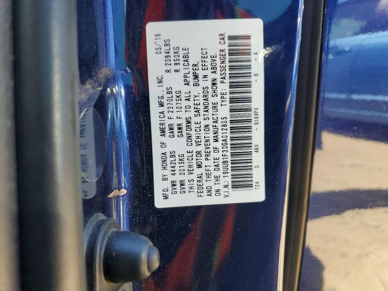 Продажа на аукционе авто 2016 Acura Tlx, vin: 19UUB1F30GA012805, номер лота: 61745516