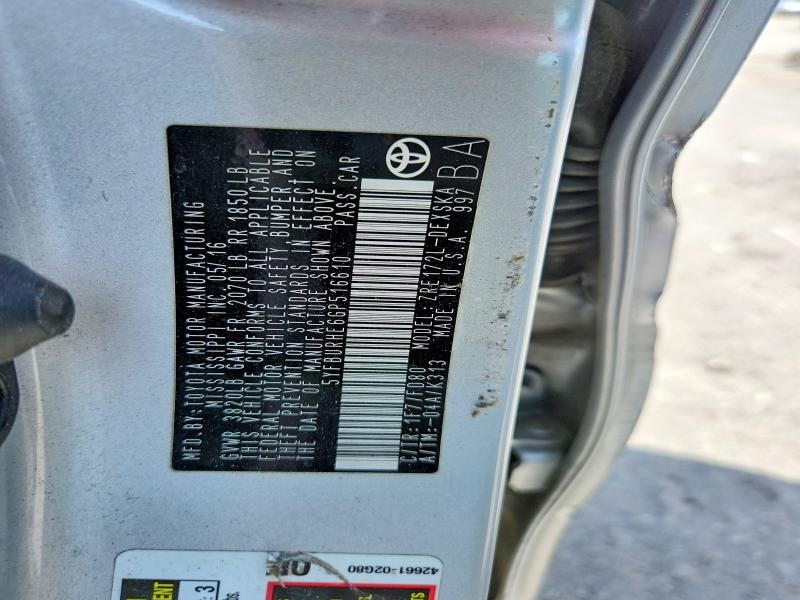 Aukcja sprzedaży 2016 Toyota Corolla, vin: 5YFBURHE6GP516610, numer aukcji: 61589756