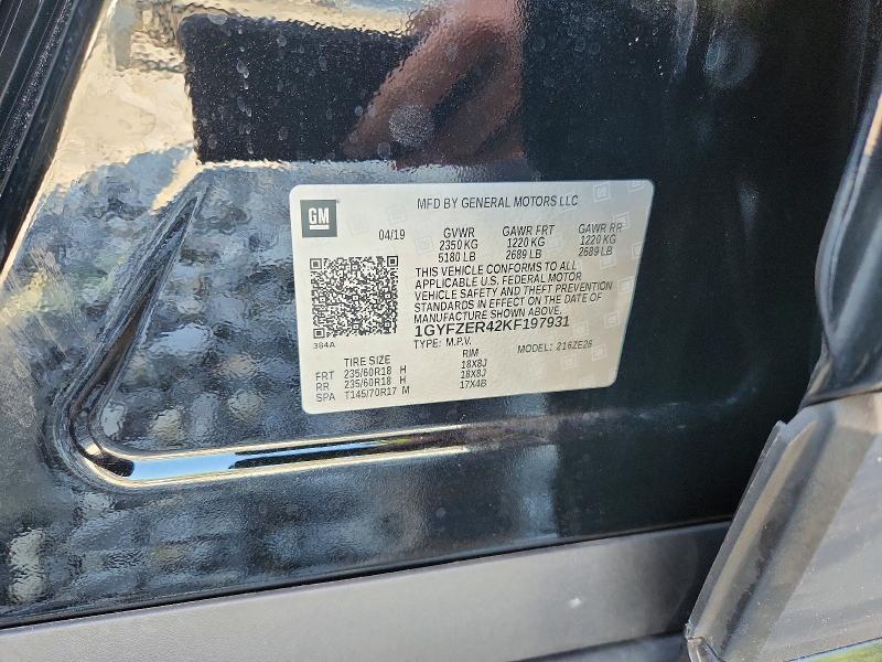 Aukcja sprzedaży 2019 Cadillac Xt4, vin: 1GYFZER42KF197931, numer aukcji: 60302436