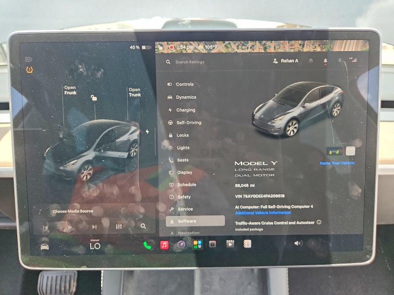 61156966 :رقم المزاد ، 7SAYGDEE4PA209618 vin ، 2023 Tesla Model Y مزاد بيع