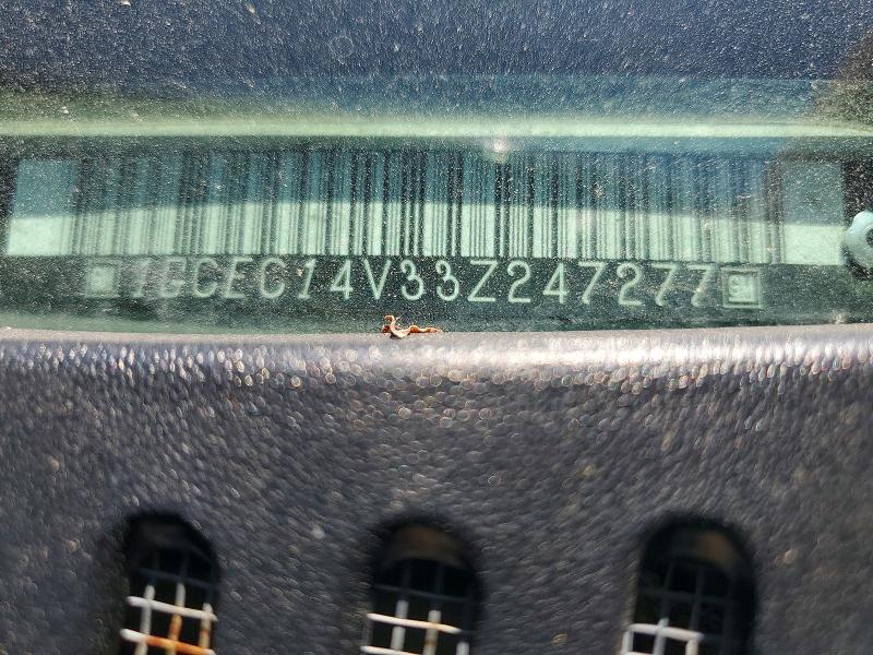 Aukcja sprzedaży 2003 Chevrolet Silverado, vin: 1GCEC14V33Z247277, numer aukcji: 60057556