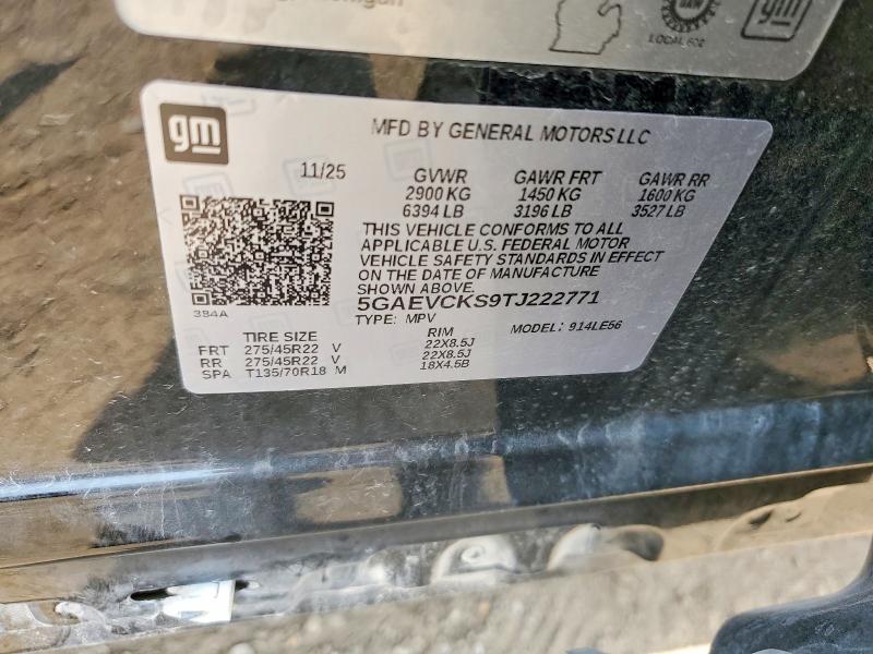 Aukcja sprzedaży 2026 Buick Enclave, vin: 5GAEVCKS9TJ222771, numer aukcji: 62272576