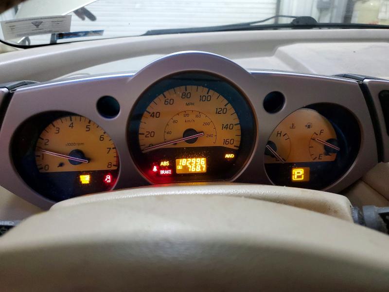 61870946 :رقم المزاد ، JN8AZ08W25W400816 vin ، 2005 Nissan Murano مزاد بيع