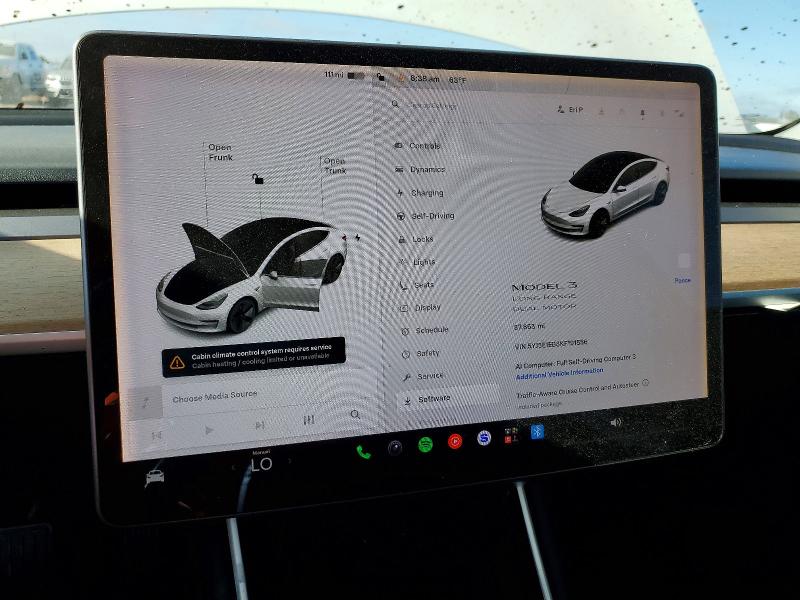 60071876 :رقم المزاد ، 5YJ3E1EB8KF191556 vin ، 2019 Tesla Model 3 مزاد بيع