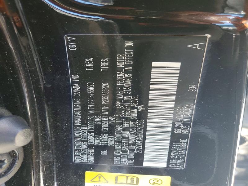60857586 :رقم المزاد ، 2T2ZZMCA6HC070799 vin ، 2017 Lexus Rx 350 مزاد بيع