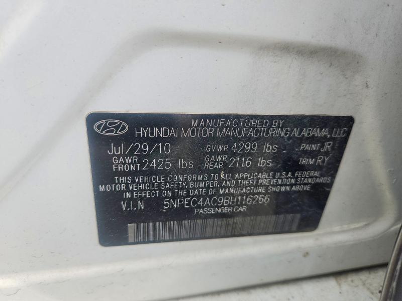 Aukcja sprzedaży 2011 Hyundai Sonata, vin: 5NPEC4AC9BH116266, numer aukcji: 60683276