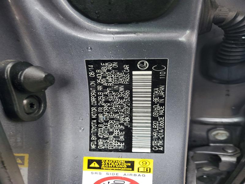 Продажа на аукционе авто 2015 Lexus Es, vin: JTHBK1GG2F2153986, номер лота: 62832286