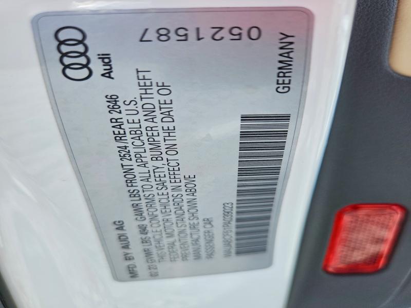 61610946 :رقم المزاد ، WAUABCF51PA039023 vin ، 2023 Audi A5 مزاد بيع
