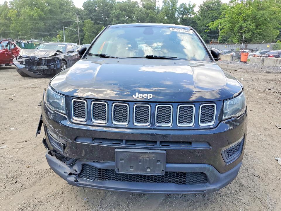 2018 Jeep Compass მანქანა იყიდება აუქციონზე, vin: 3C4NJDAB0JT231995, აუქციონის ნომერი: 62959966