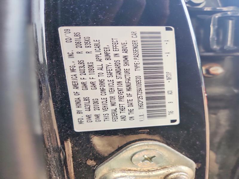 Aukcja sprzedaży 2009 Honda Accord, vin: 1HGCP25729A106520, numer aukcji: 51024506