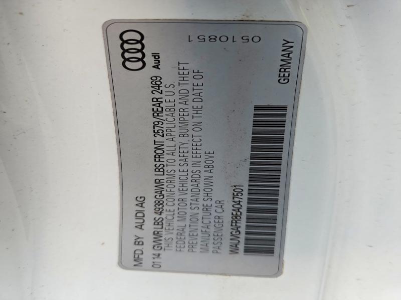 Продажа на аукционе авто 2014 Audi S5, vin: WAUVGAFR8EA047501, номер лота: 62001776