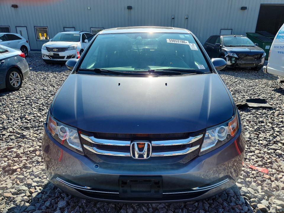 59853186 :رقم المزاد ، 5FNRL5H62EB075280 vin ، 2014 Honda Odyssey مزاد بيع