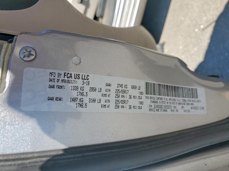 Продажа на аукционе авто 2018 Dodge Grand Caravan, vin: 2C4RDGBG7JR255279, номер лота: 60390866