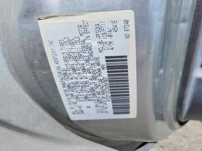 Продаж на аукціоні авто 2003 Toyota Sienna, vin: 4T3ZF13C33U547037, номер лоту: 60216496