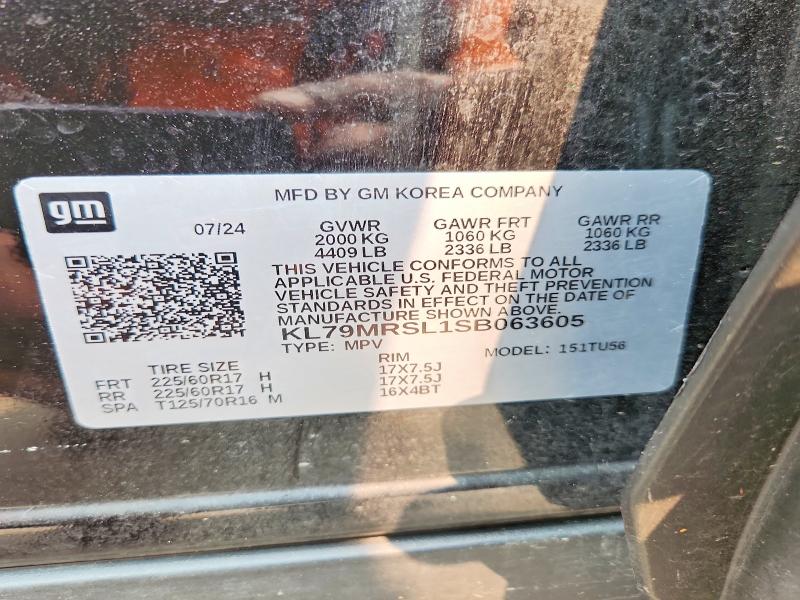 Aukcja sprzedaży 2025 Chevrolet Trailblazer, vin: KL79MRSL1SB063605, numer aukcji: 61507296