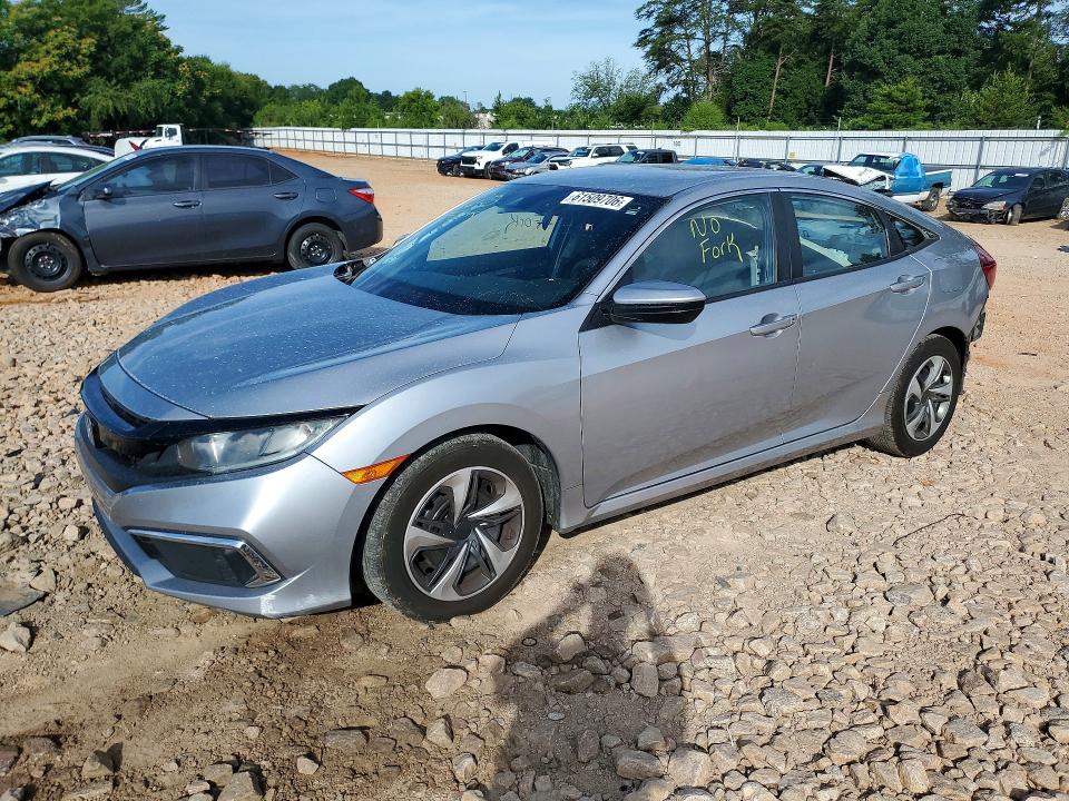 2019 Honda Civic მანქანა იყიდება აუქციონზე, vin: 2HGFC2F67KH599293, აუქციონის ნომერი: 61509706