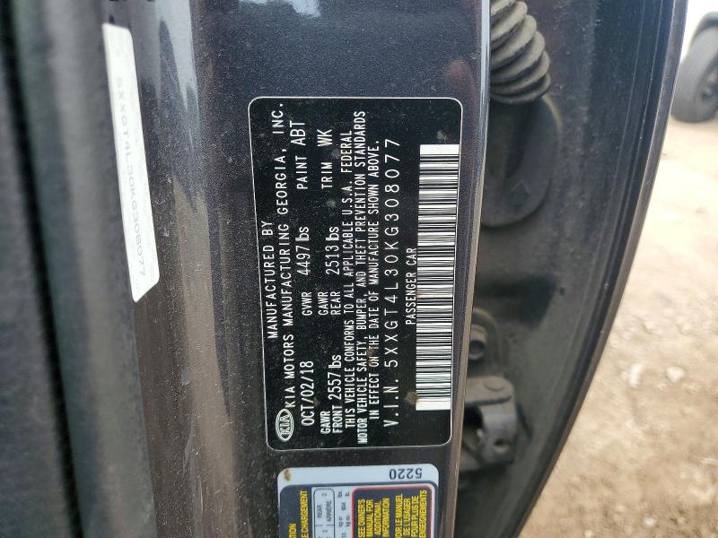 Продажа на аукционе авто 2019 Kia Optima, vin: 5XXGT4L30KG308077, номер лота: 62566296