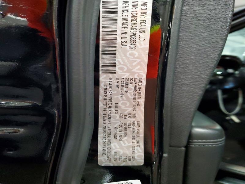 Auction sale of the 2023 Dodge Durango, vin: 1C4RDHAG6PC635402, lot number: 62791626