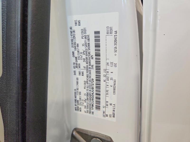 Продажа на аукционе авто 2018 Ford Escape, vin: 1FMCU9GD4JUB72729, номер лота: 59579426