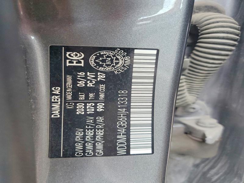 Продажа на аукционе авто 2017 Mercedes-benz B, vin: WDDMH4GB6HJ413318, номер лота: 62493346