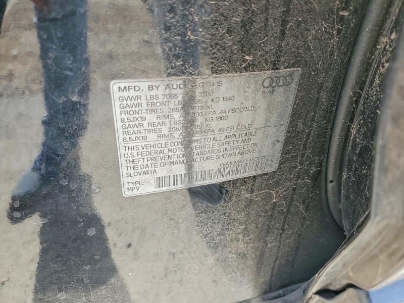 Продаж на аукціоні авто 2015 Audi Q7, vin: WA1LMAFE4FD025280, номер лоту: 60756196