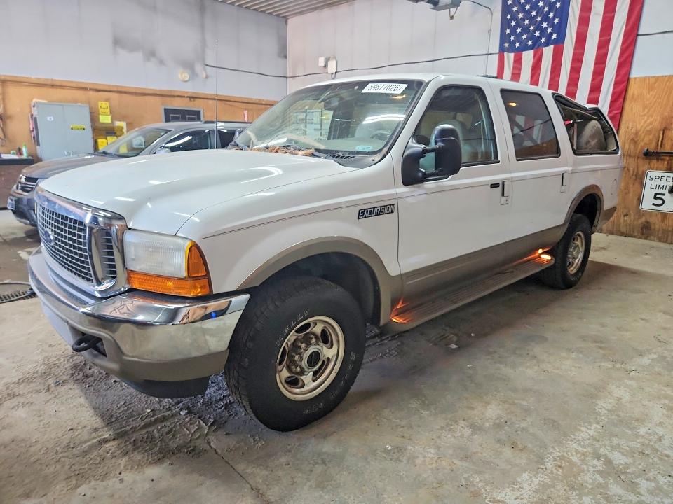 2001 Ford Excursion მანქანა იყიდება აუქციონზე, vin: 1FMNU43S41EA39687, აუქციონის ნომერი: 59677026