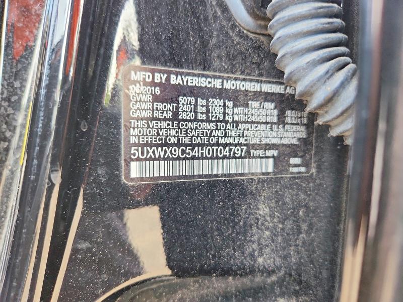 Продажа на аукционе авто 2017 Bmw X3, vin: 5UXWX9C54H0T04797, номер лота: 62565456