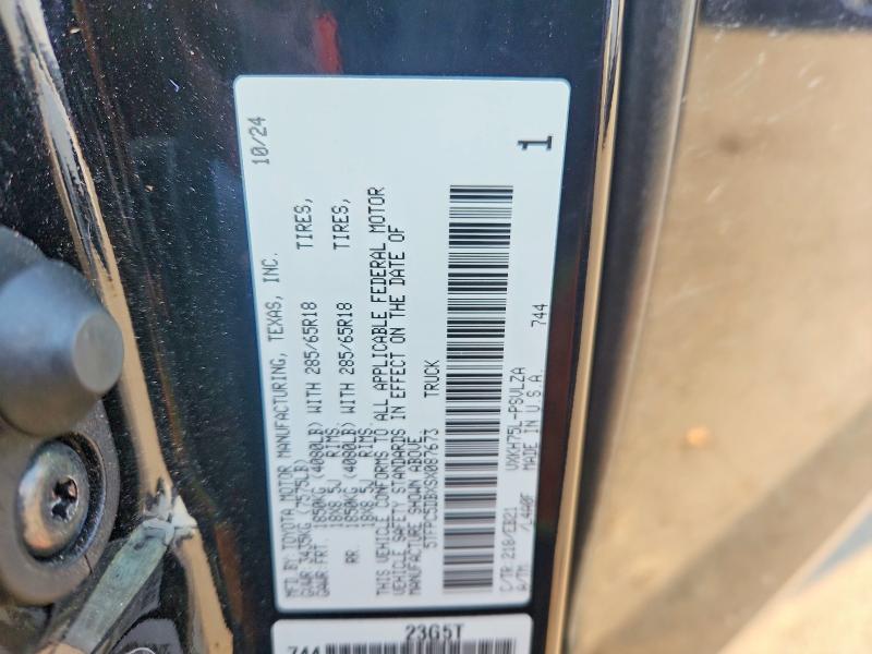 2025 Toyota Tundra მანქანა იყიდება აუქციონზე, vin: 5TFPC5DBXSX087673, აუქციონის ნომერი: 59908926