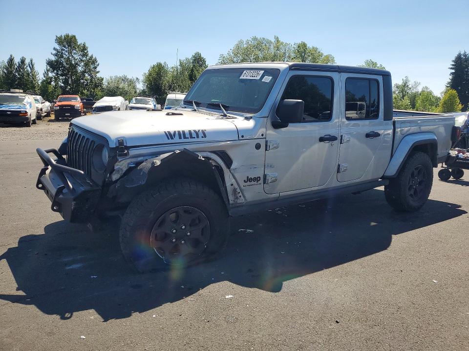 61313226 :رقم المزاد ، 1C6HJTAG7PL516904 vin ، 2023 Jeep Gladiator مزاد بيع