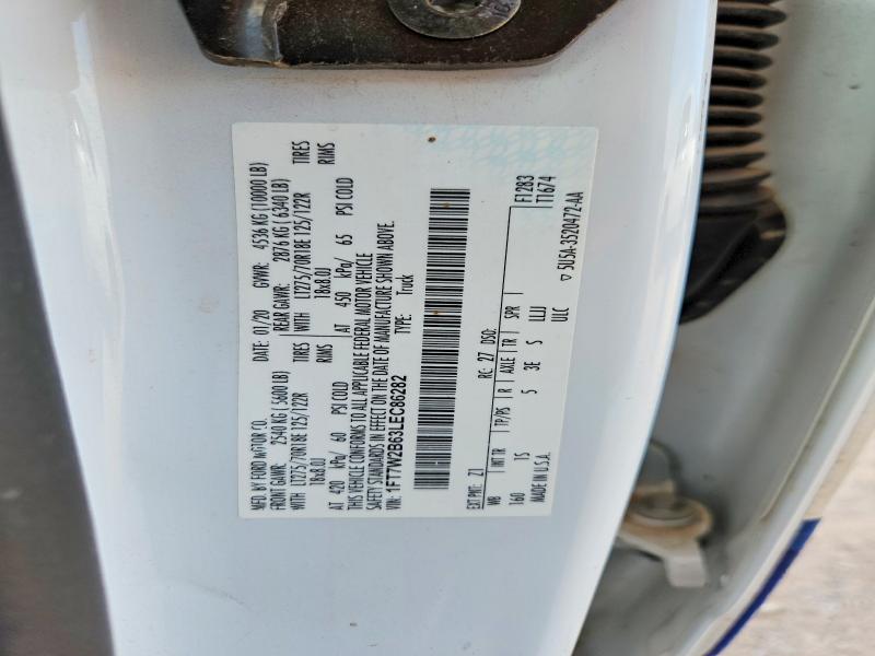 Aukcja sprzedaży 2020 Ford F-250, vin: 1FT7W2B63LEC86282, numer aukcji: 85772285