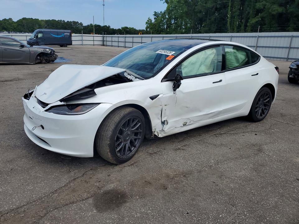 2025 Tesla Model 3 მანქანა იყიდება აუქციონზე, vin: 5YJ3E1EA5SF919549, აუქციონის ნომერი: 60295326