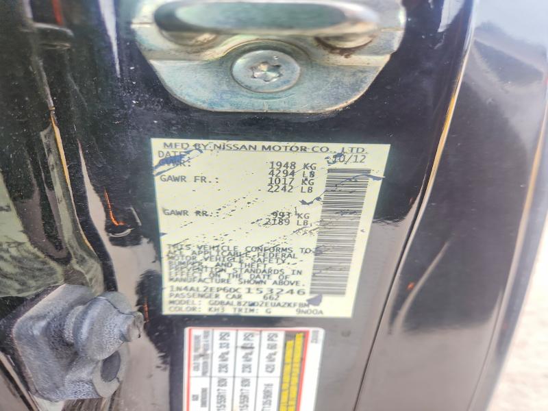Продаж на аукціоні авто 2013 Nissan Altima, vin: 1N4AL2EP6DC153246, номер лоту: 60953106