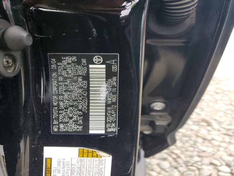 62870976 :رقم المزاد ، JTDKB22U140114058 vin ، 2004 Toyota Prius مزاد بيع