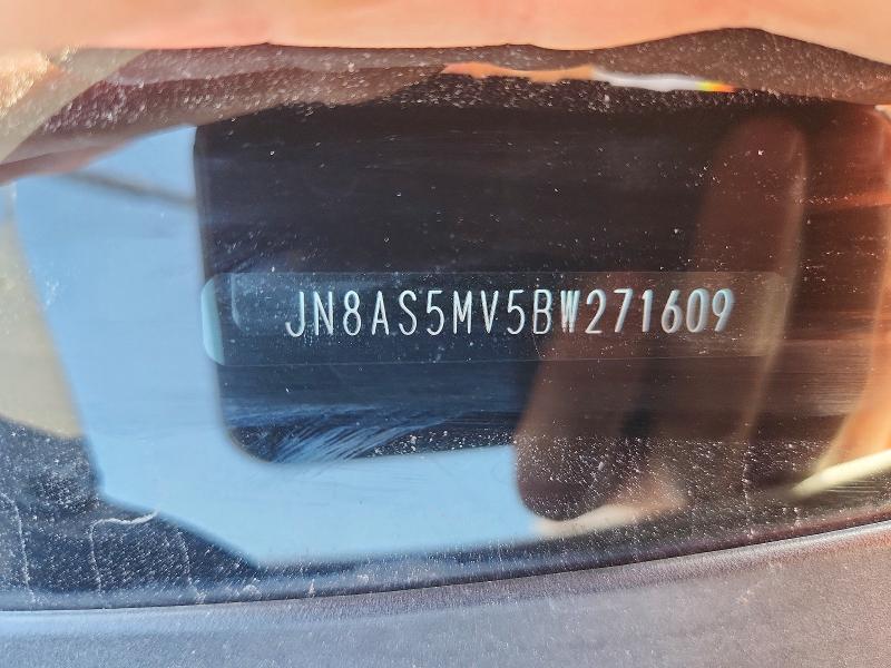 Aukcja sprzedaży 2011 Nissan Rogue, vin: JN8AS5MV5BW271609, numer aukcji: 61124126