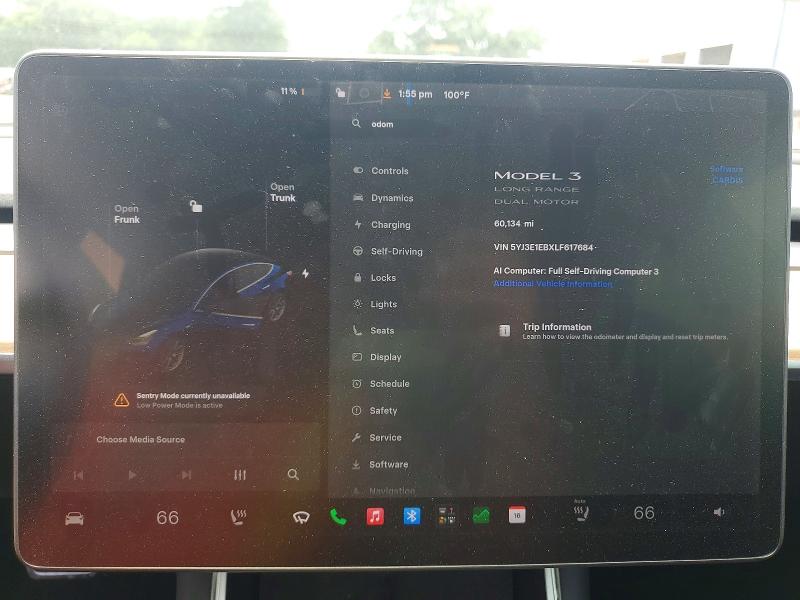 Aukcja sprzedaży 2020 Tesla Model 3, vin: 5YJ3E1EBXLF617684, numer aukcji: 61370446